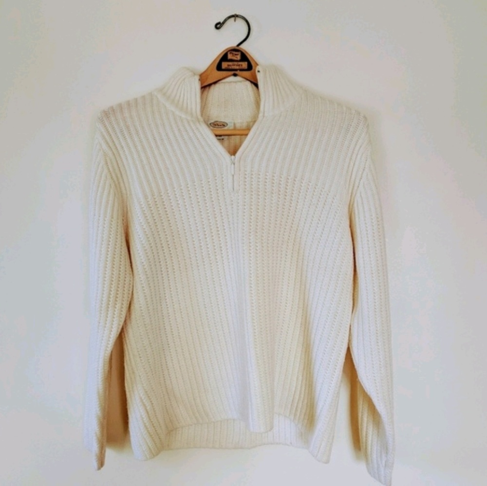 Talbots ivory pullover sweater